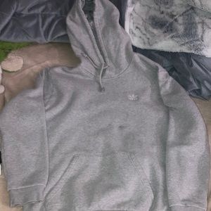 Grey adidas hoodie